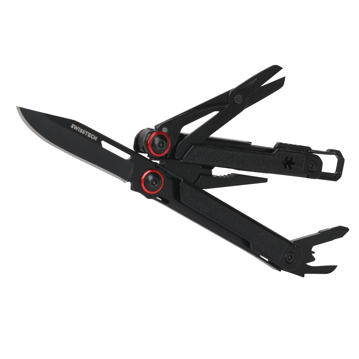 Uberall 11-In-1 Folding Mini Multi-Tool Ultra Compact with Leather Sheath, Multi-Function