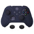 Playvital Samurai Edition Anti-Slip Controller Grip Silicone Skin for Xbox Core Controller, Ergonomic Protective Case Cover for Xbox Series S/X W/Thumb Grips - Midnight Blue