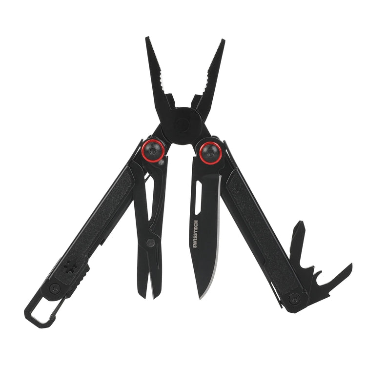 Uberall 11-In-1 Folding Mini Multi-Tool Ultra Compact with Leather Sheath, Multi-Function
