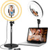 Desk Ring Light with Stand, 10.5&