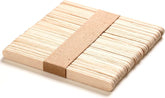 4 Style Assorted Wax Applicators - 300 Pcs Wooden Spatulas for Body, Legs, Face, Eyebrow Hair Removal or Wood Crafts