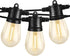 Outdoor String Lights, 96FT Patio Lights with 32 LED Shatterproof Bulbs, Hanging for Outside, Garden, Backyard, Deck, Porch, Fence, Bistro, Pool, Party