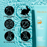 Beauty Sea Foam Face Cleanser, Daily Gentle Foaming Face Wash, with Coconut Water + Sea Algae Complex, Removes Makeup, for Combination and Oily Skin, Vegan and Cruelty Free, Clean Skin Care