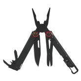 Uberall 11-In-1 Folding Mini Multi-Tool Ultra Compact with Leather Sheath, Multi-Function