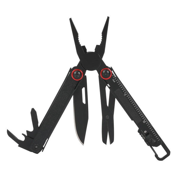 Uberall 11-In-1 Folding Mini Multi-Tool Ultra Compact with Leather Sheath, Multi-Function