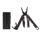 Uberall 11-In-1 Folding Mini Multi-Tool Ultra Compact with Leather Sheath, Multi-Function