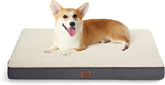 Dog Bed Medium Size Dog - Orthopedic Waterproof Puppy Beds with Removable Washable Cover, Egg Crate Foam Pet Mat, Suitable for Pet up to 35 Lbs