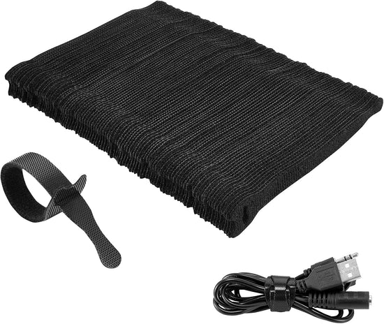 100Pk Reusable Cable Ties Cable Straps,  6&