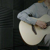 24 Pack Acoustic Panels Studio Soundproofing Foam Wedges Panels, 1" X 12" X 12" Sound Insulation Absorbing, Black