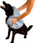 Soggy Doggy Super Shammy Dog Towel | Gray | 31” X 14” | Microfiber Chenille Towel for Drying Dogs and Cleaning Paws | Fast Drying with Hand Pockets for Ease