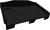 Bedside Shelf for Bed, College Dorm Room, Bunk Bed Shelf/Caddy for Top Bunk, Clip on Nightstand Tray with Cord and Cup Holder for Table Storage (Black)