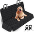 Dog Car Seat Cover, Back Seat Cover for Dogs Pet Car Seat Protector Waterproof Rear Seat Cover Durable Car Seat Cover, Fits Middle Armrest for Most Cars Suvs Trucks (53” Width)- Black