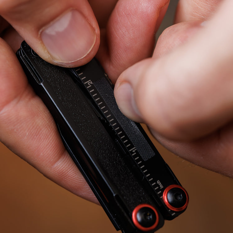 Uberall 11-In-1 Folding Mini Multi-Tool Ultra Compact with Leather Sheath, Multi-Function