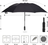 Compact Reverse Folding Umbrella Auto Windproof Travel Umbrella
