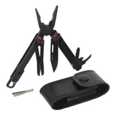 Uberall 11-In-1 Folding Mini Multi-Tool Ultra Compact with Leather Sheath, Multi-Function