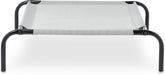 Cooling Breathable Elevated Dog Bed with Metal Frame for Large Dogs, 51 X 31 X 8 Inch, Grey
