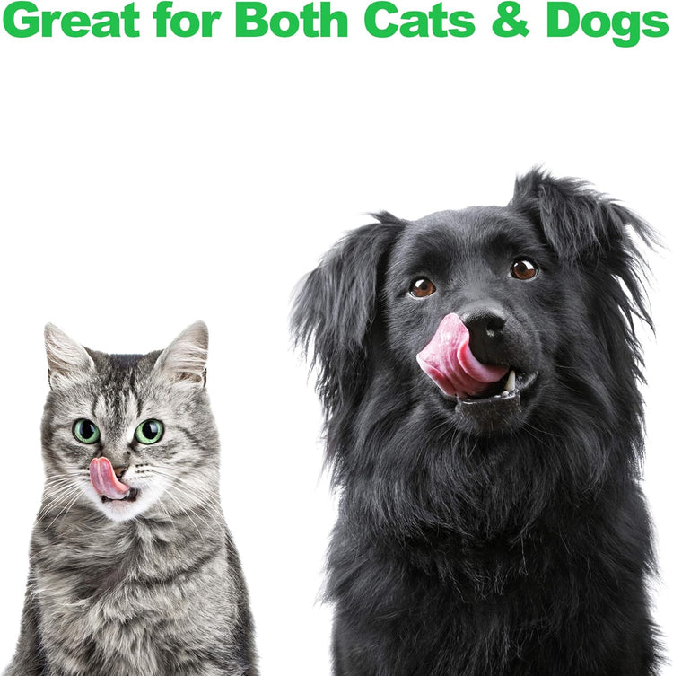 Elevated Dog and Cat Bowls - Decorative 6.5-Inch-Tall Raised Stand with 2 Stainless-Steel Food and Water Bowls - Hold 40Oz Each by  (Black)