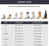 Dog Bed Medium Size Dog - Orthopedic Waterproof Puppy Beds with Removable Washable Cover, Egg Crate Foam Pet Mat, Suitable for Pet up to 35 Lbs