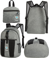 Lightweight Small Hiking Backpack for Women and Men - 25L Travel Day Pack - Foldable Hiking Daypack Ultralight for Camping Outdoor Sports - Day Bag Packable Backpack for Travel (Snowgray)